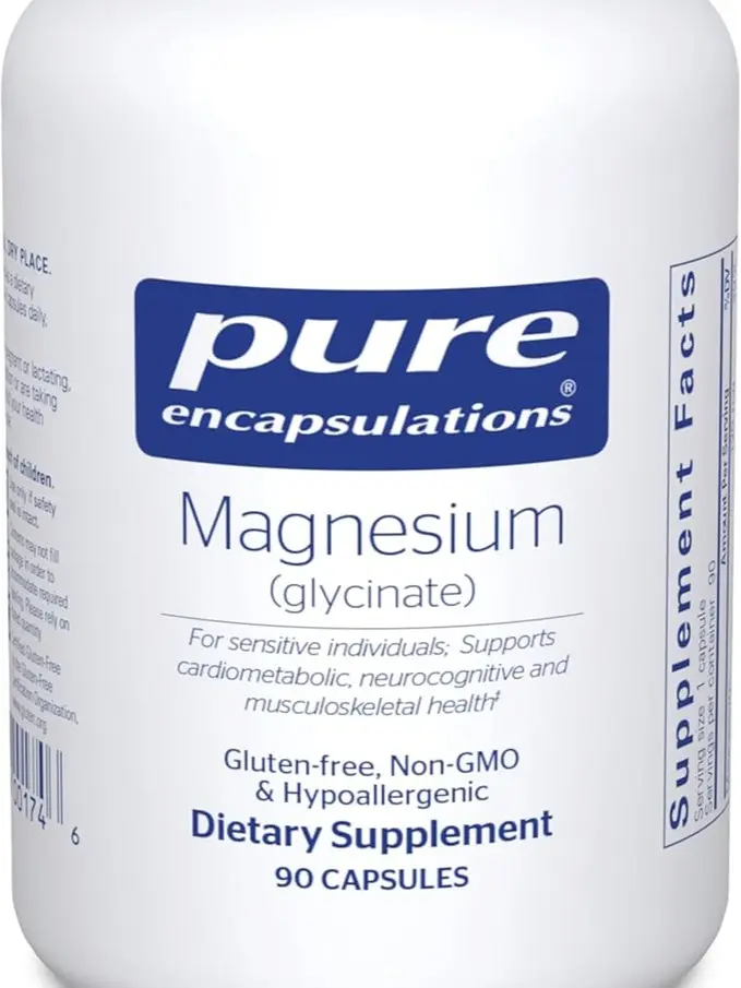 Magnesium Glycinate-- 90 Capsules-Non-GMO