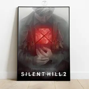 [Sale Off Up To 57%] [No Frame] Silent Hill 2 Poster, Video Game Wall Art, Gamer Room Decor, Game Poster Print, Home Wall Decor, Gift for Him & Her