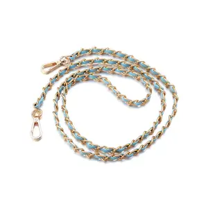 Metal Chain Purse Straps Replacement Crossbody, DIY Purse Chain Accessories, Crossbody Bag and Handbag Strap
