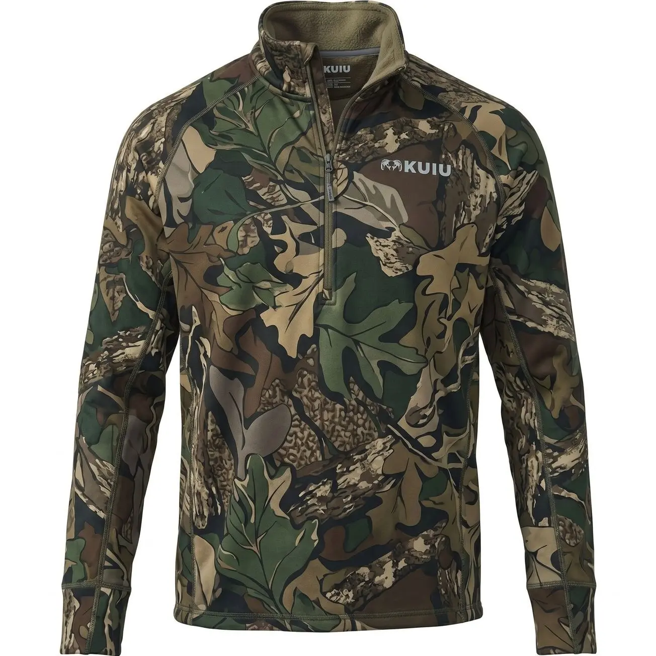 Cozy Mid-weight Synthetic Half-Zip Base Layer, Boosted Performance Thermal Top, Stretch Fitness Gym Pullover, Sweat-Wicking Active Shirt