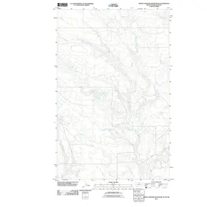 North Chinook Reservoir NE Montana USGS Topographic Quadrangle Map, 2011, 1:24000