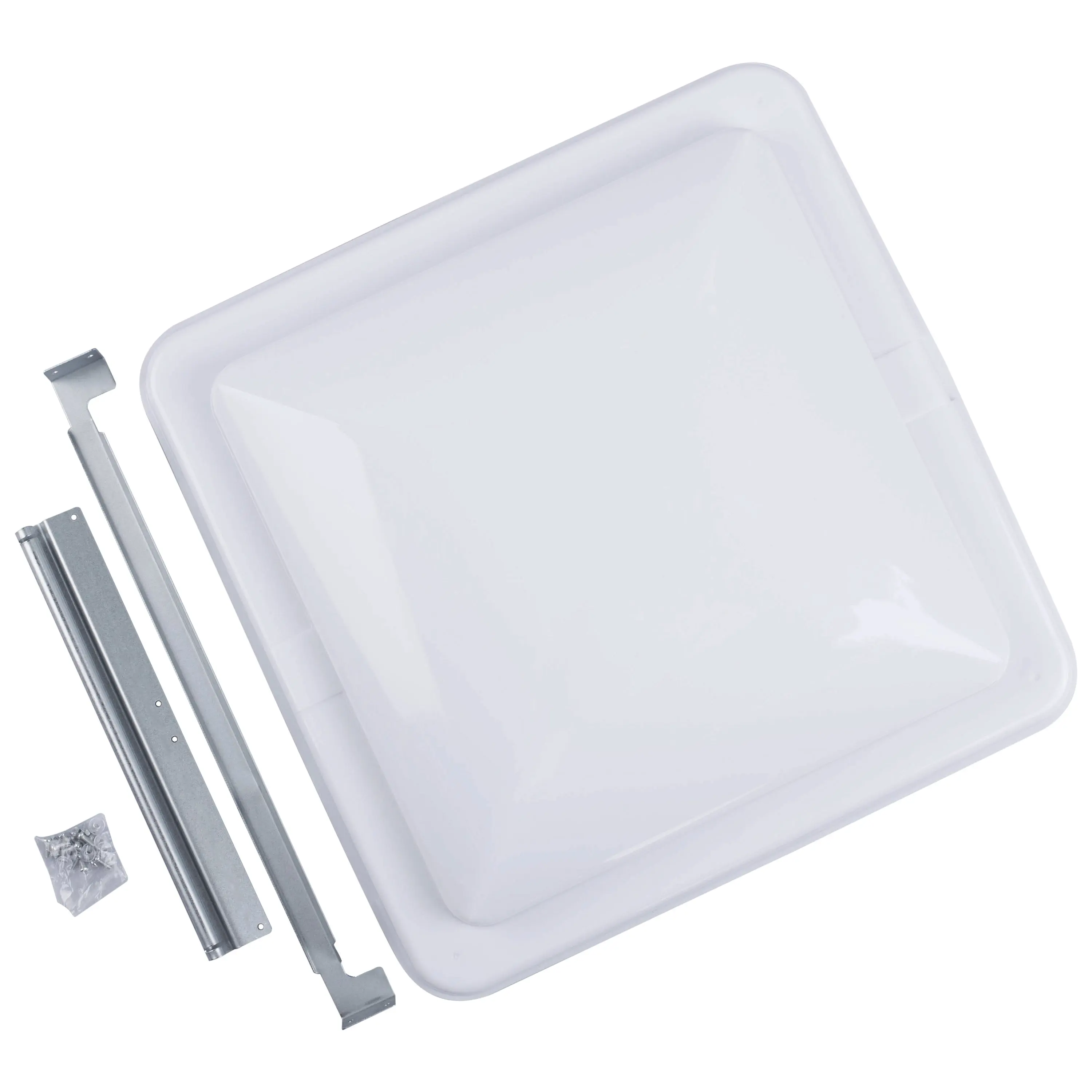 Camp'N 14" Universal RV, Trailer, Camper, Motorhome Roof Vent Cover - Vent Lid Replacement (White 1 Pack)