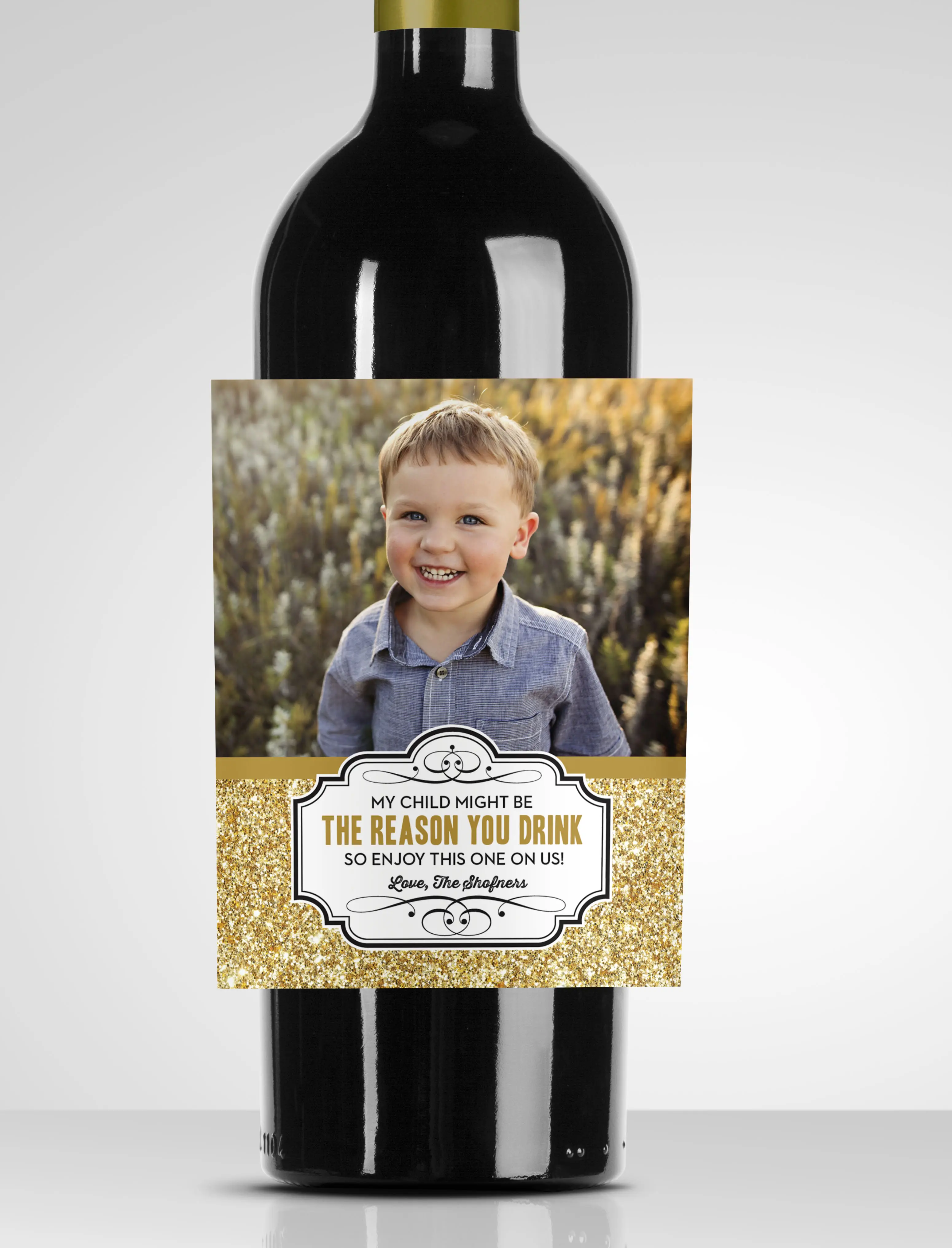 My Child Might be the Reason You Drink Bottle Labels