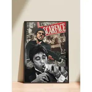 [Sale Up To 45%] Posters Tony Montana, Scarface Movie Poster (No Frame)