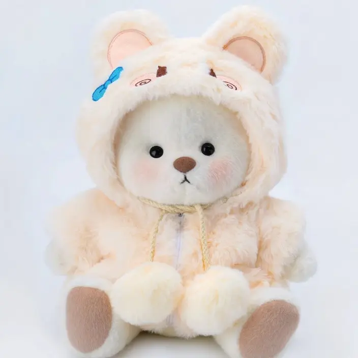 White Bear with Yellow Bunny