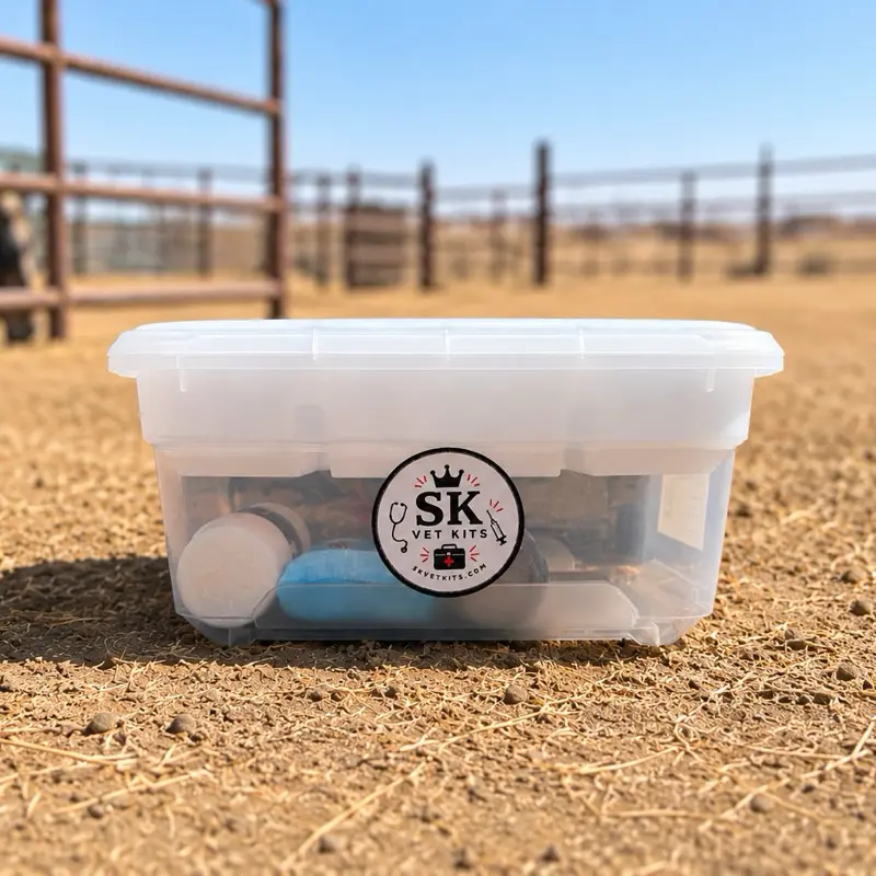 The Over Nighter - Fully stocked equine vet kit!