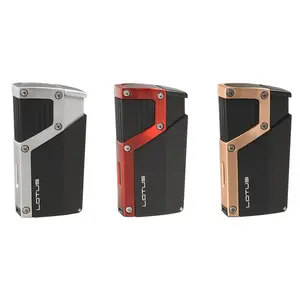 Lotus Czar Quad Torch Lighter - Precision High Performance Tool with 9mm Punch & All-Metal Housing