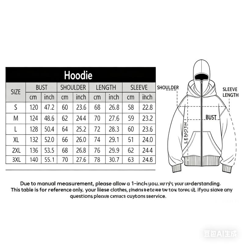 Balaclava Jacket Zip Up Fashion Double Layer Hoodie Hip Hop Outerwear Jacket Y2K Clothing for Men and Women