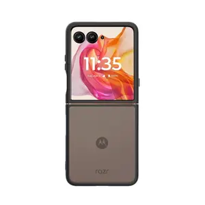 Motorola Razr Ultra (2026/2025) Frosted Clear Semi-Transparent Back Cover - Closed-Button Design | Venture Series