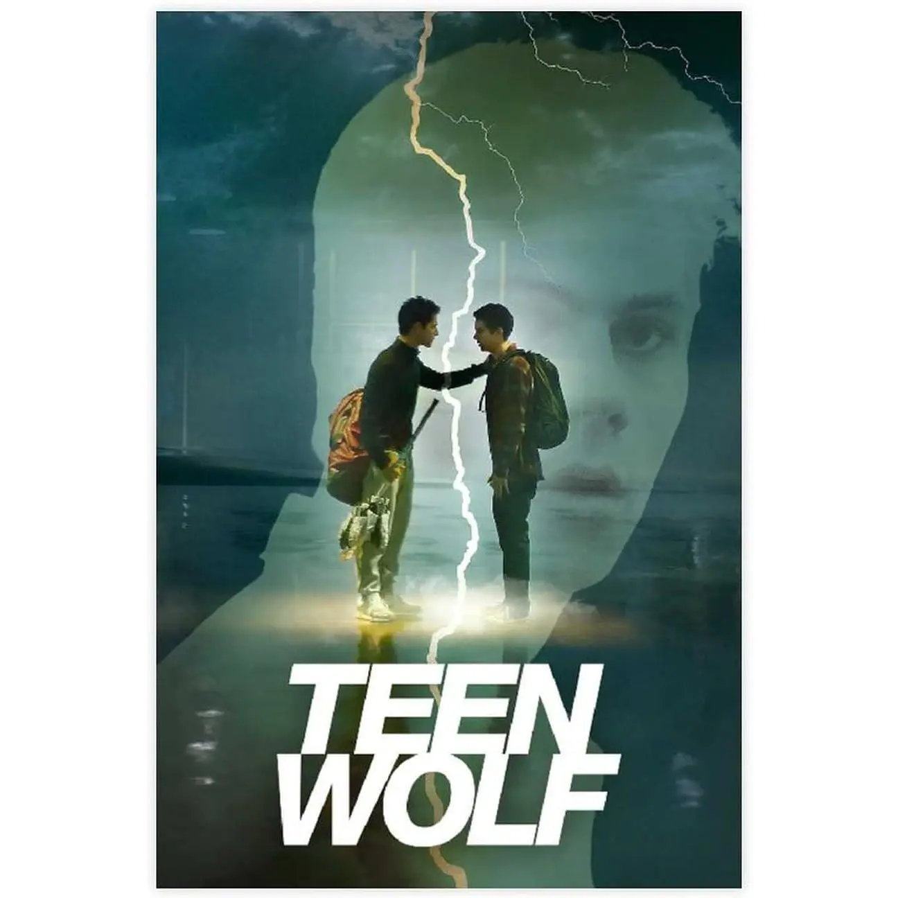 Teen Wolf TV Series Artistic Canvas Poster Print - Unframed 16x24in (40x60cm) House & Garden Decorative Painting, Ideal Gift for Living Room Wall Decor