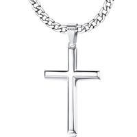 Cuban Chain - Slim Bevel Edge Cross