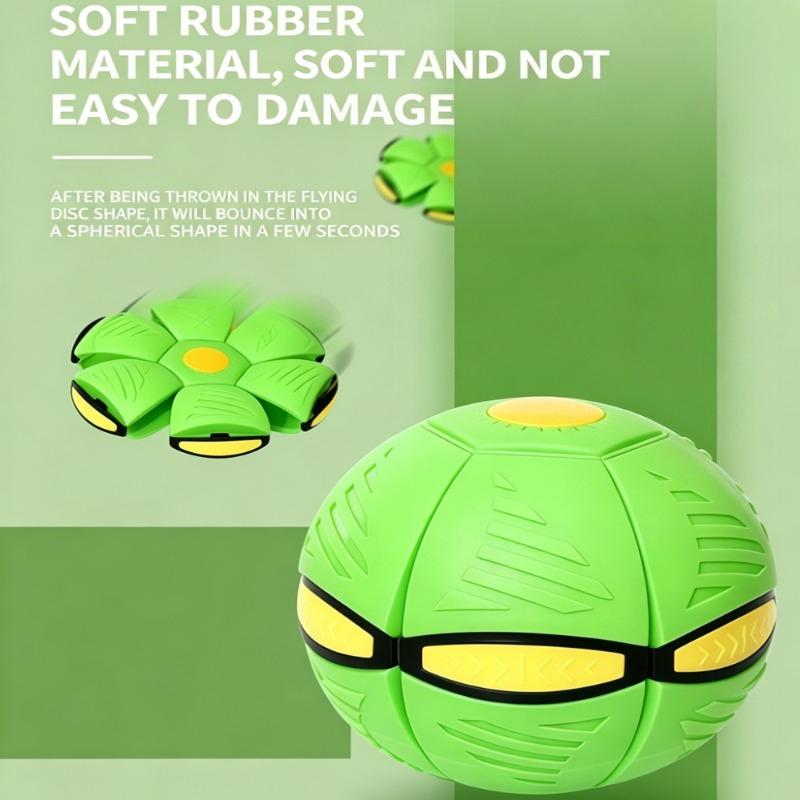 Interactive Flying Saucer UFO Flying Disc Ball Magic Flying Saucer Transformable Ball Popular Kids Outdoor Toy Dart Flyer