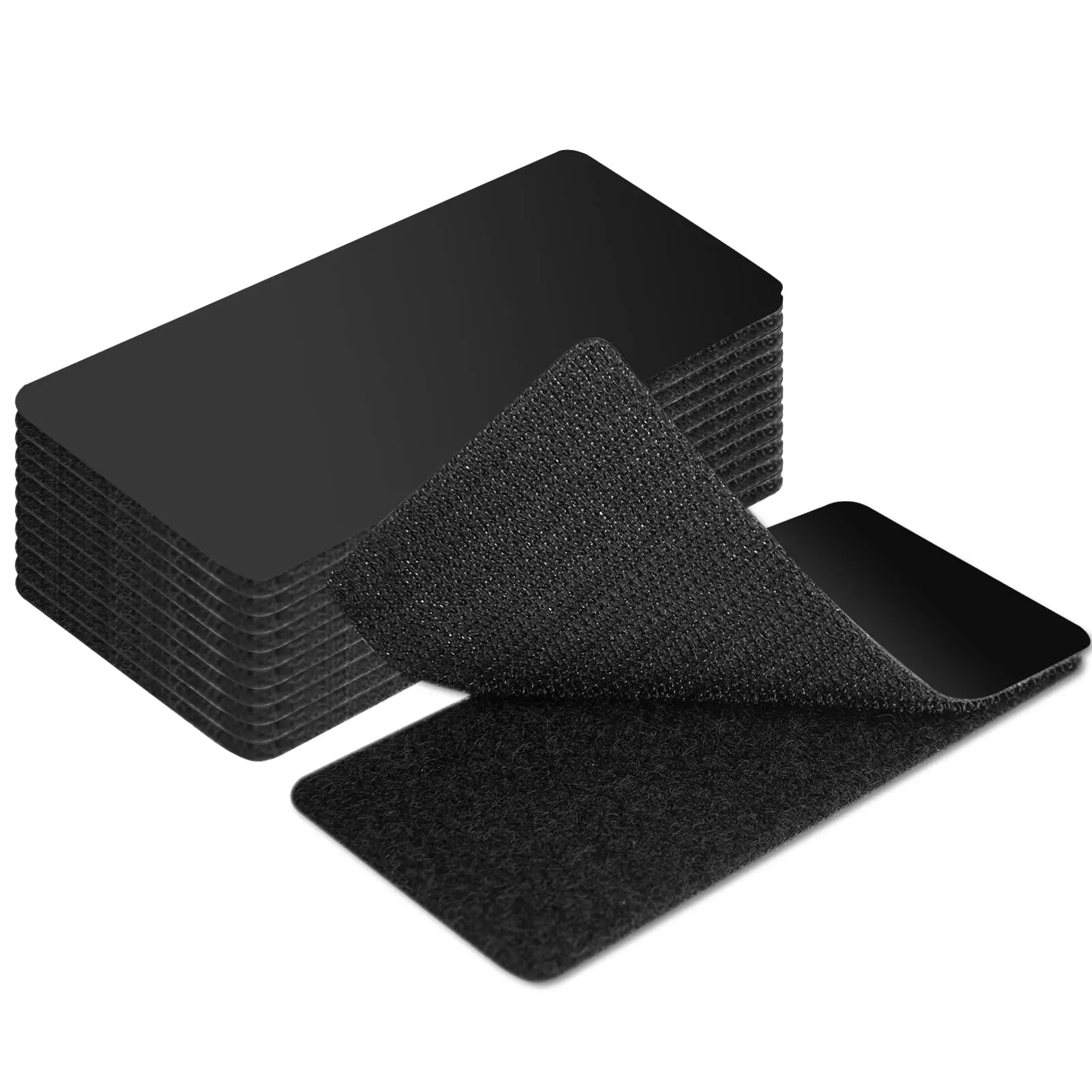 Double-Sided Adhesive Hook and Loop Strips - Auto Interior Car Mats Fix Tape with Secure Hold for Sofa Carpet
