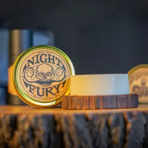 Night Fury Goat's Milk Shampoo Bar - 4oz Natural Beard & Mustache Care | Men's Face Wash
