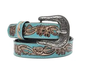 Myra [Live] Canyon Shadow Hand-tooled Women's Belt