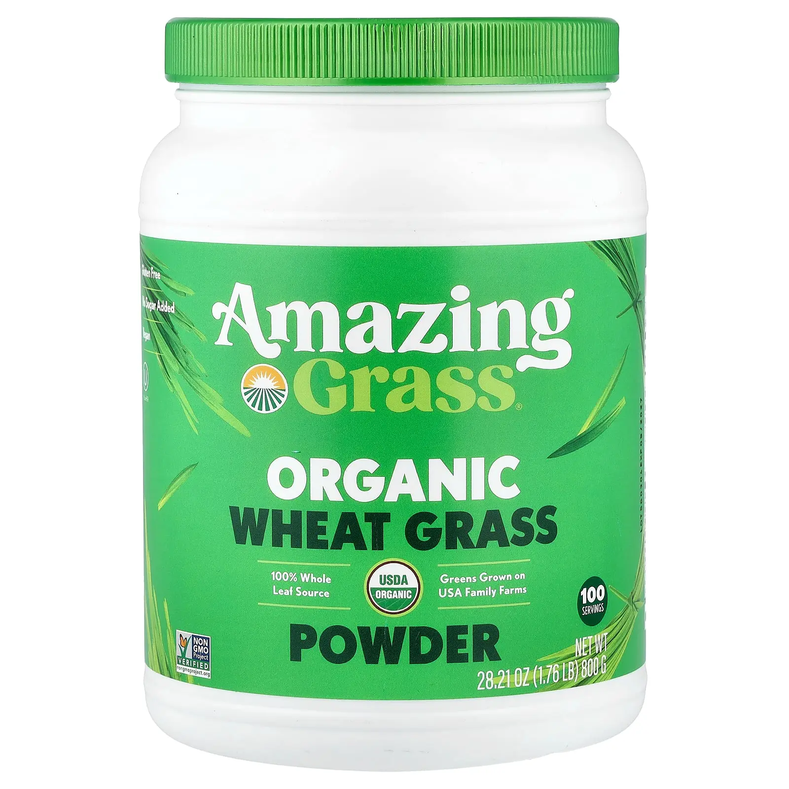 Amazing Grass Organic Wheat Grass Powder, 1.76 lb (800 g)