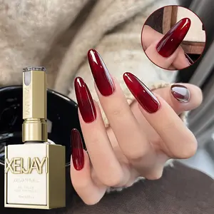 1PC 15ML Nail Glue New Popular Wine Red Rose M112 High Saturation LED Gel Color Firm and Lasting Suitable for Nail Salons DIY Home Nail Art Essential
