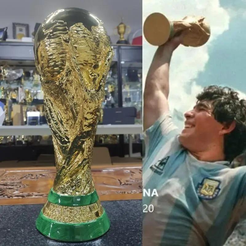 World Cup Inspired Sport Trophy Statue Vintage Decor Perfect Christmas & Occasion Gift