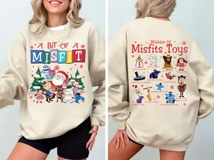 Misfits Toys Christmas Sweatshirt, Rudolphs The Red Nosed Reindeer Shirt, Christmas Movie Hoodie, Merry Christmas 2024 Sweater, Vintage Christmas Shirt, Cute Christmas Sweatshirt