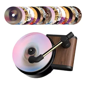 【Buy 4 FS】Retro Gramophone Car Air Outlet Decoration, Classic Reproduction, Metal Finish（10pcs）
