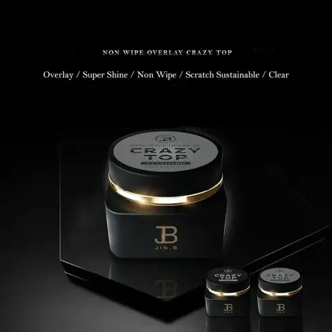 JIN.B Non-Wipe Crazy Top Gel (3 Types) Nail Nail Art
