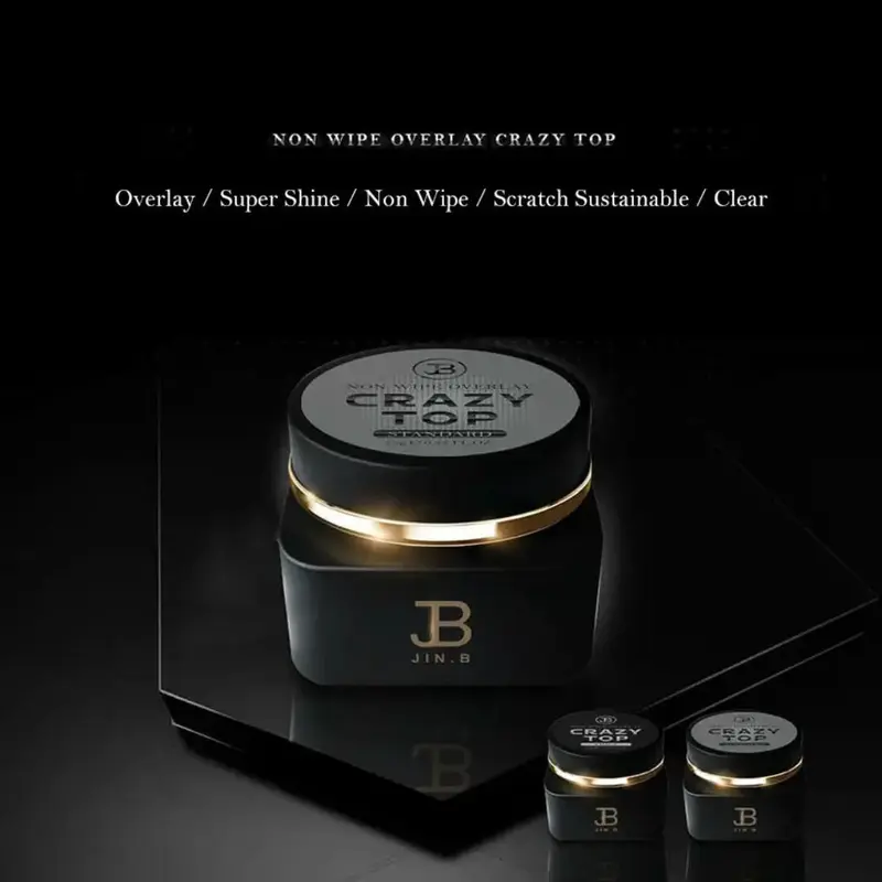 JIN.B Non-Wipe Crazy Top Gel (3 Types) Nail Nail Art