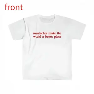 Funny Mustache Lover T Shirt Made In Usa Y2k Streetwear Graphic Tee Perfect For Concerts