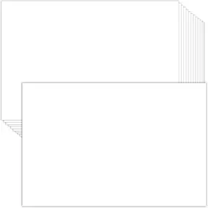 50 Sheets White Card Stock 5 x 7 Inches, 250gsm/92 lb Blank Cardstock Paper for Making Postcards, Invitation Cards, Greeting Cards, Paper Crafts or Drawing(W57)