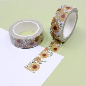 Sunflower Floral Washi Sunflower Floral Washi