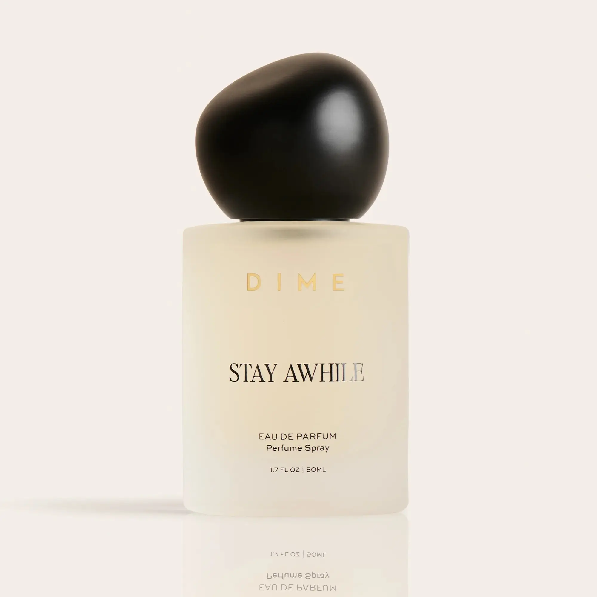 DIME Beauty Stay Awhile Eau de Parfum | Warm Vanilla Pistachio Gourmand Perfume | Clean, Vegan Long-Lasting Fragrance