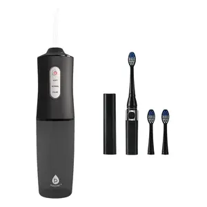Pursonic Water Flosser & Portable Sonic Toothbrush Oral Care Bundle – Complete On-the-Go Dental Hygiene Kit