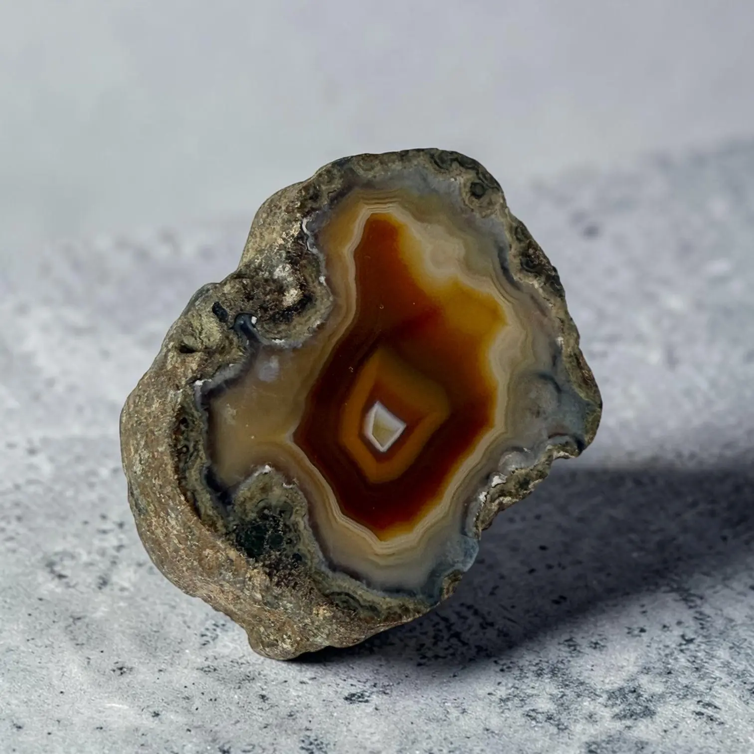 Rare Laguna Agate Crystal from Mexico