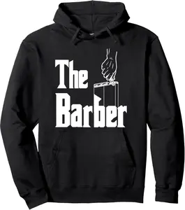 The Barber Marionette Hairstylist Barber Pullover Hoodie