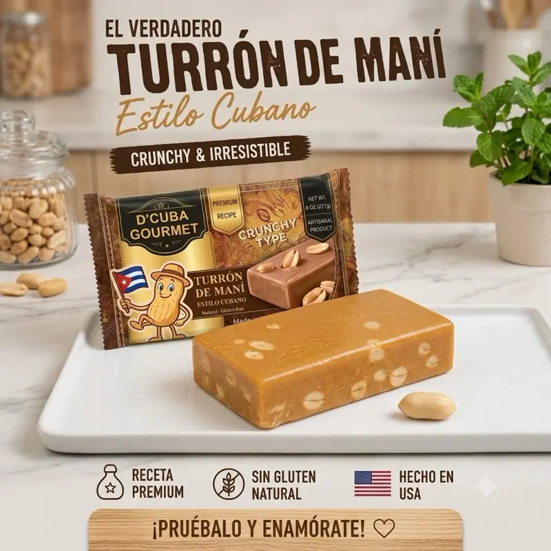 Turron de Mani D Cuba Gourmet Snack Turron de Mani D Cuba Gourmet Snack