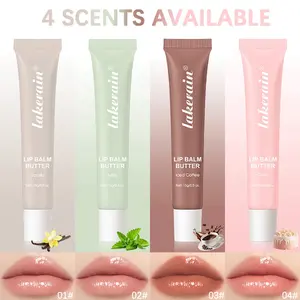 Butter Lipstick, 4 Counts/set Moisturizing Lip Balm, Hydrating Lip Gloss, Glossy Lip Glaze Stick, Plumping Lip Oil Lip Stick for Girls & Women, Lip Care