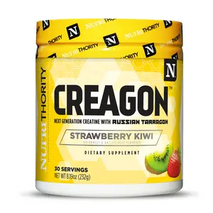 Creagon by Nutrithority - Triple-Source Creatine w/ Russian Tarragon - Zero Bloat, 5 Grams, 30 Servings Healthcare Muscle Supplement Fitness Dietary Edible Workouts Boost