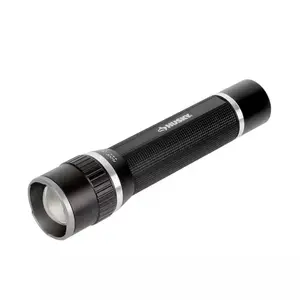 Husky 1000 Lumens Focusing Aluminum Flashlight with Adjustable Beam Three Modes Pocket Clip Twist Focus USA
