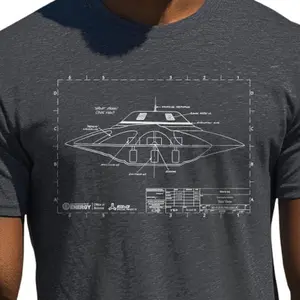 Bob Lazar Ufo Shirt Area 51 Science Tee With Alien Uap Print - Great Gift For Him From Knapp. Explore The Paranormal With This Schematic