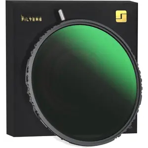 82mm True Color Variable ND Filter, ND2-64(1-6 Stops) Adjustable Neutral Density Filter, 28 Multi-Layer Coating  Optical Glass,Water Repellent & Scratch Resistant