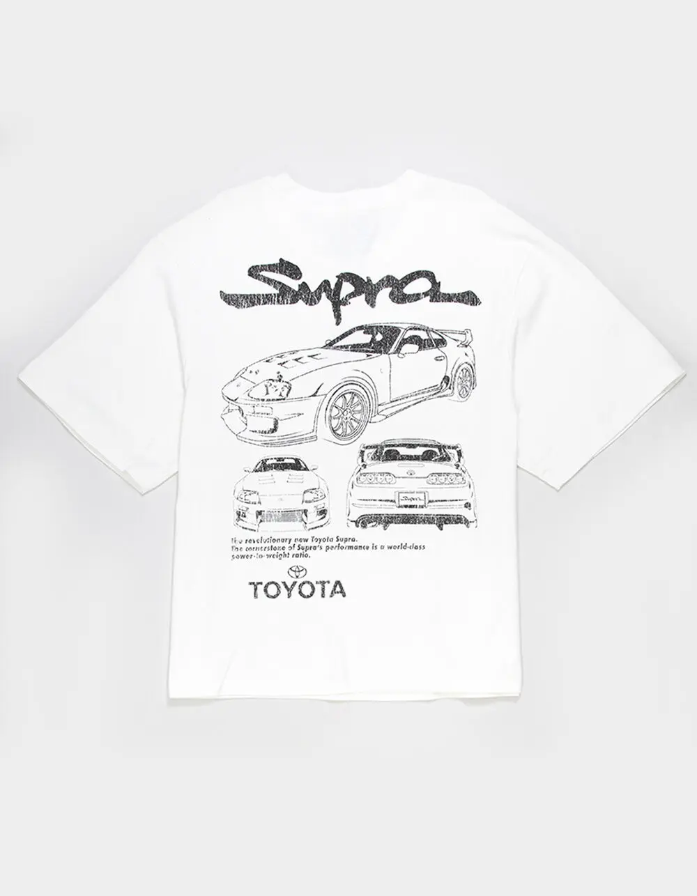 TOYOTA Supra Embroidered Mens Boxy Tee