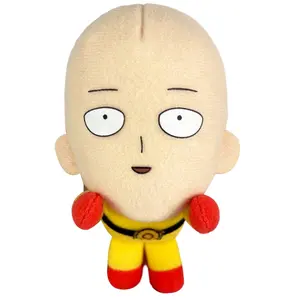 One Punch Man - Saitama "Caped Baldy" Mini Lying Plush 4"H