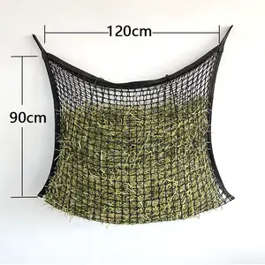 Haynet Slow Feeder for Horse Cow and Sheep Portable Hanging Hay Bags Feed Nets 120cm x 90cm for Efficient Feeding
