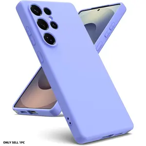 Case Compatible with Samsung Galaxy Smartphone, S26 Ultra, S25FE, S25, S24, S23, S22 Ultra, S24FE, S23FE, A17, A56, A36, A26, A55, A35, A15 5G, Liquid Silicone Case, Microfibre Inner Case, Soft TPU Rubber Protective Case, Shockproof Silicone Gel Case