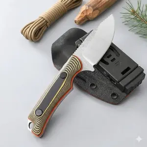 BM 15017 Hidden Canyon Compact EDC Tool 2.79" 8Cr13MoV Blade Full Tang G10 Handle Kydex Sheath Portable Gear for Camping Hiking Daily Outdoor Use Survival Supplies
