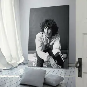 Jim Morrison Poster Canvas Poster Painter Living in Art Deco Strong Wall Design Painting Hallway Bedroom Living Room Decorated Poster