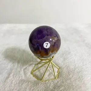 Amethyst Agate Ball Decoration  Home or Desk Ornaments -Very Nice Gifts