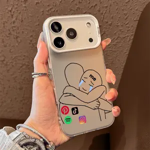 Social Media Dependence Phone Case for iPhone 17 AIR 17 PRO 16 PRO 15  PRO MAX  14 PLUS 13 PRO 12 11 PRO XS MAX X XR Samsung Galaxy S25 Ultra S24 S23 S22 Plus  series(anti-drop hard shell) shockproof mobilephone protective cover