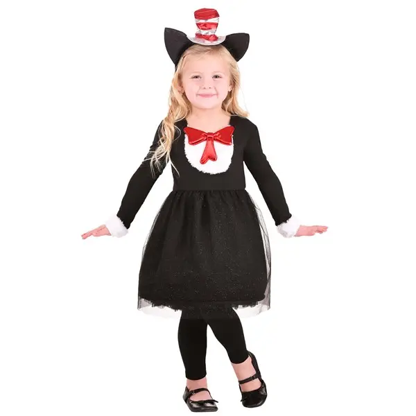 Toddler Girl's Cat in the Hat Costume