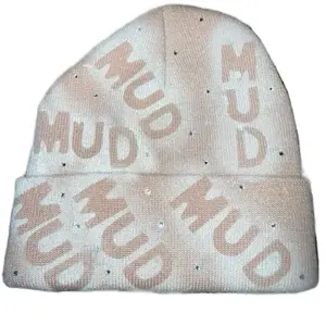 MisUnderstooD (M.U.D) Beanie - Stylish Knitted Hat with Bold M.U.D Print for Everyday Wear