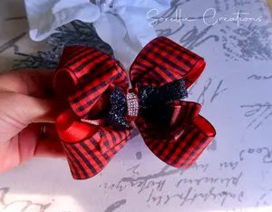 Buffalo Plaid Boutique Hairbow
